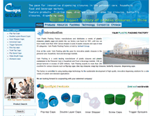 Tablet Screenshot of plastcaps.com